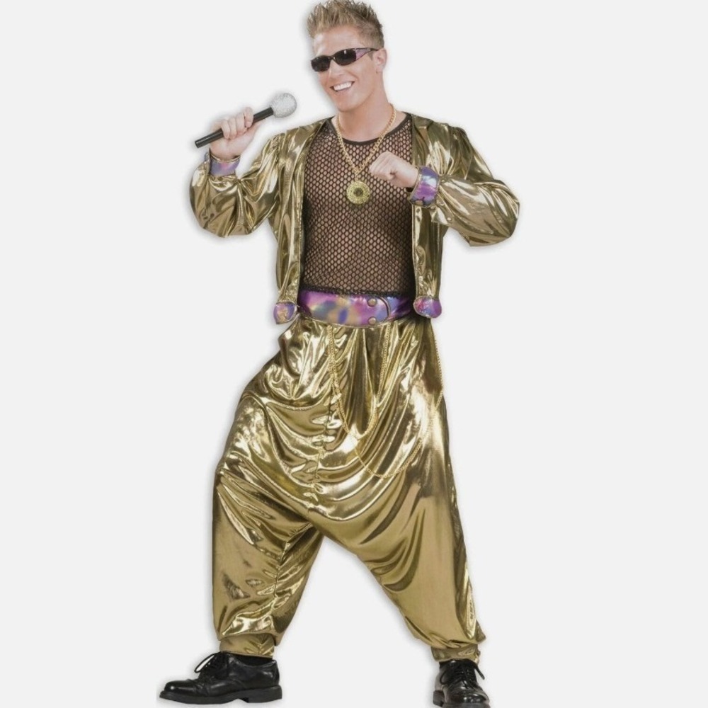 80's Video Super Star Adult Mens Halloween Costume One Size